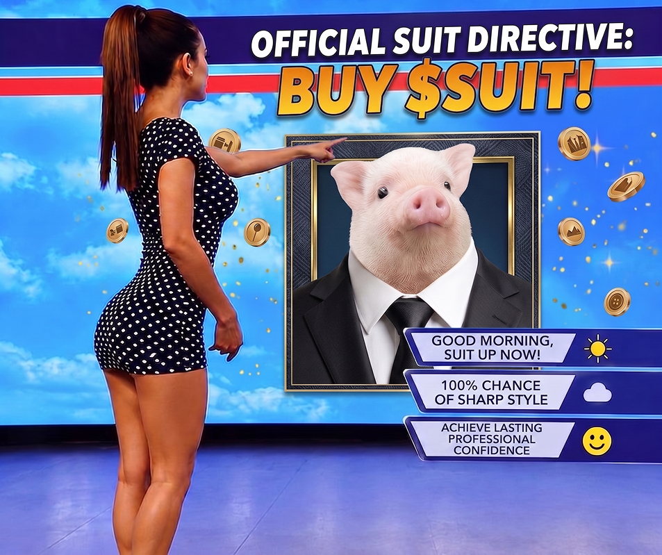News broadcast with an official SUIT directive to buy $SUIT